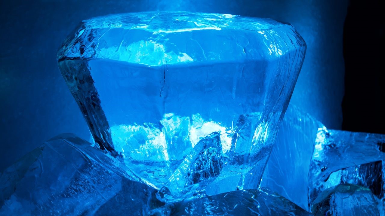 Glacial water is the perfect hydrating drink